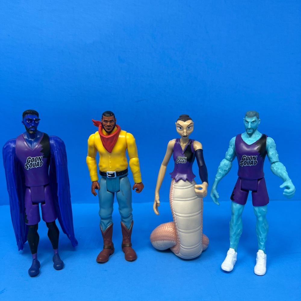 Moose Toys Space Jam A New Legacy Action Figure Lot LeBron James Goon Squad 4pc